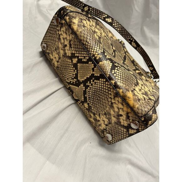 Michael Kors Python Jet Set Crossbody Removable Strap Bag GS - Picture 5 of 9